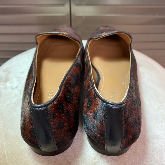 TRASK Genuine calf hair leopard print flats - Picture 6 of 9